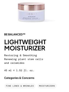 Be Balanced Lightweight Moisturizer